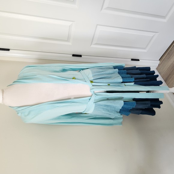 Matilda Jane Sweaters - Nwt Matilda Jane blue ruffle cardigan sweater Size xl